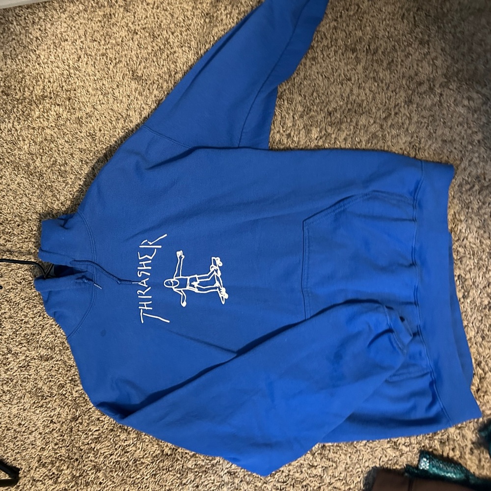 Thrasher Blue Hoodie